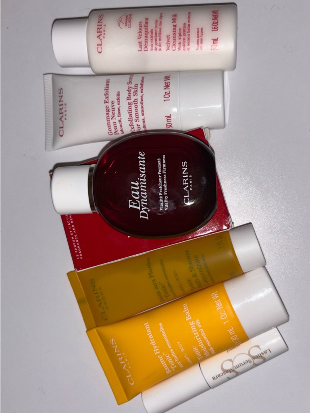 Clarins Eau 6 piece bundle.
